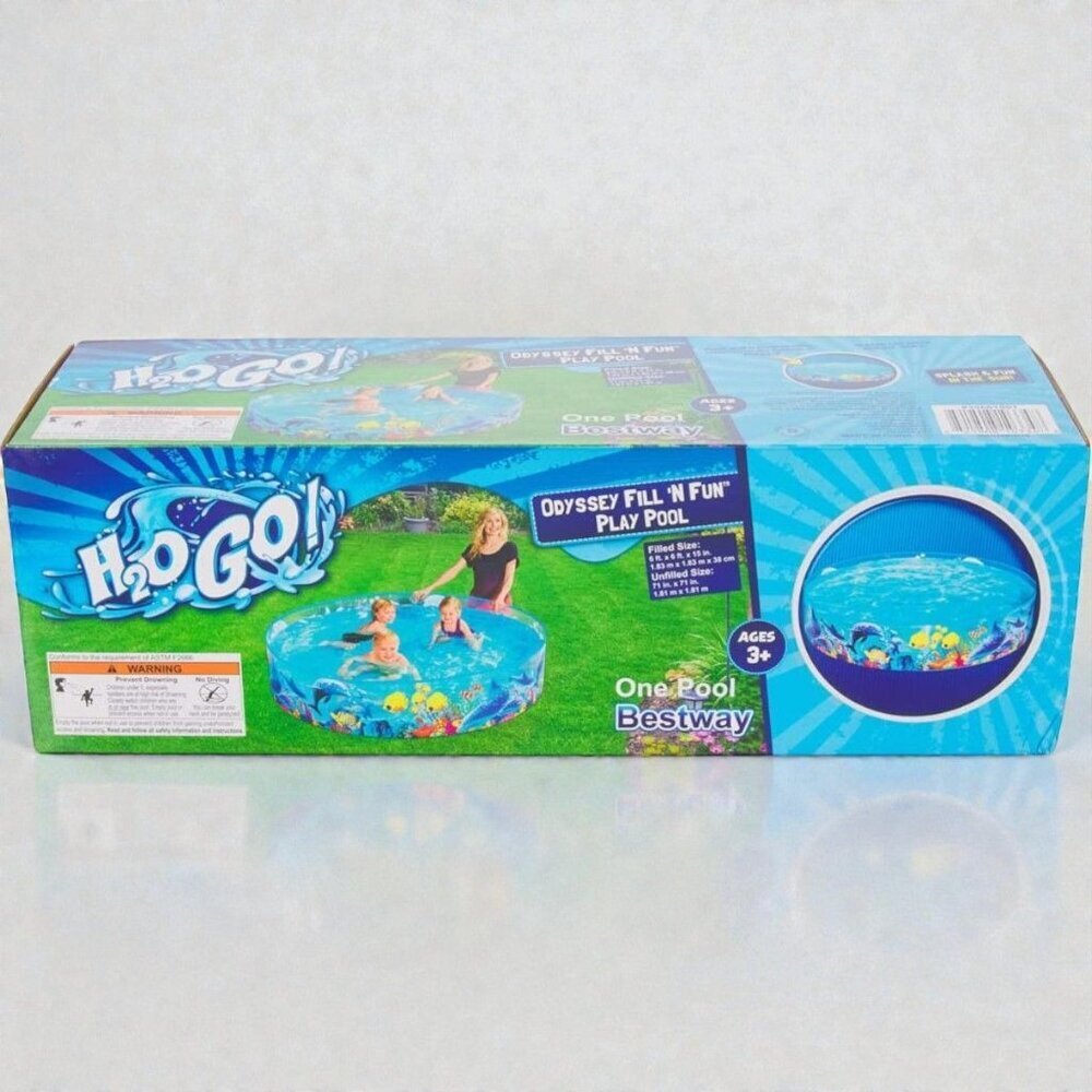 Bestway H2OGO! Kids Inflatable Odyssey Play Pool Ocean Scene Ages 3+ NEW - Picture 2 of 8
